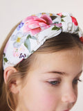 Ted Baker white floral knotted headband (British brand)