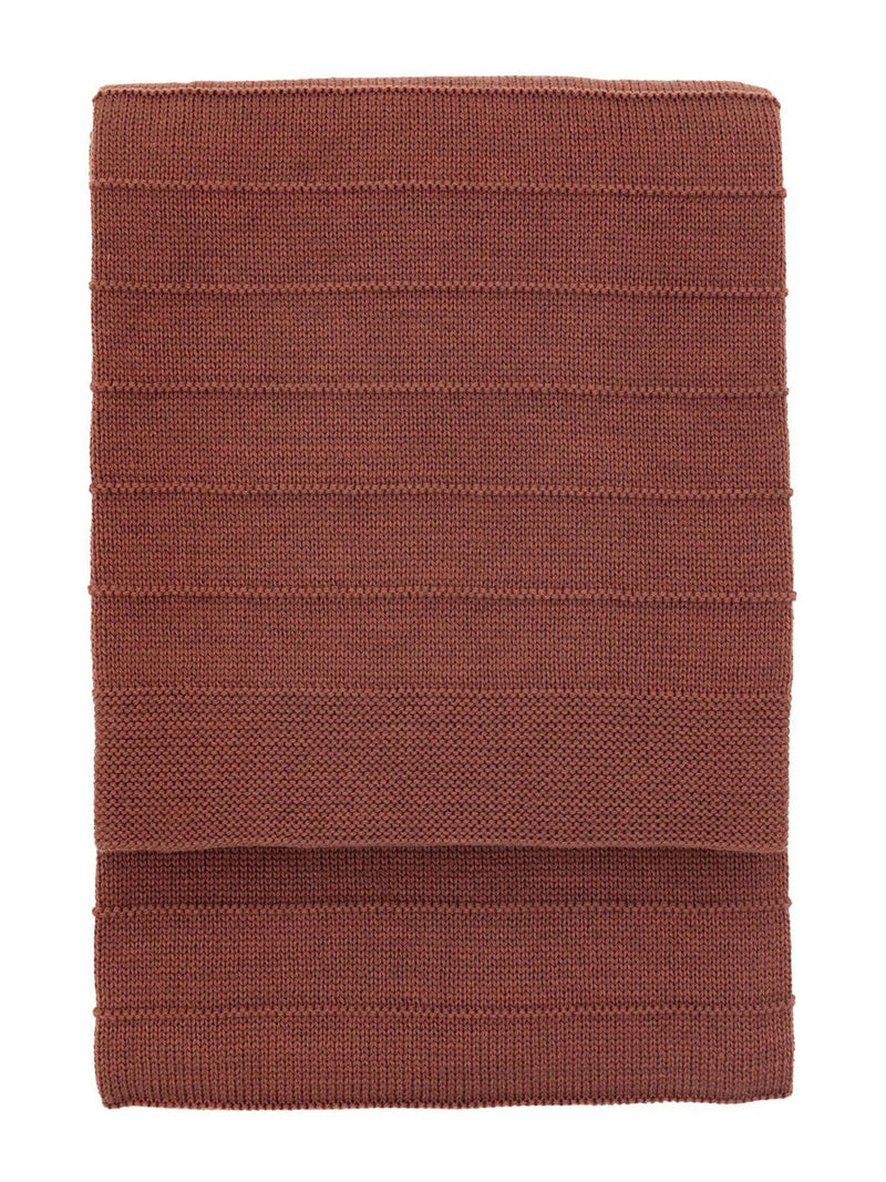 Gallery Home Alessa knit nutmeg throw blanket 130cm (British brand)