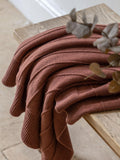 Gallery Home Alessa knit nutmeg throw blanket 130cm (British brand)