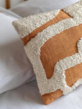 Gallery Home orange embroidered cushion, UK version