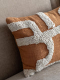 Gallery Home orange embroidered cushion, UK version
