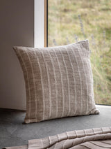 Next Gallery Home Natural Ryton Stripe Cushion 45x45cm- Buy online at McGrocer