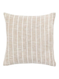 Gallery Home Ryton Stripe cushion, sand and white, 45cm - imported from the UK