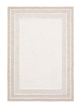 Next Gallery Home Beige Sula Tonal Border Rug 120x180cm- Buy online at McGrocer