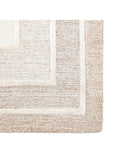 Gallery Home beige Sula tonal border rug 120x180cm - British product