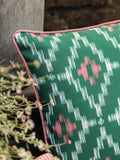 Gallery Home Green Elira Geo Printed Cushion 45cm, UK version