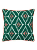 Gallery Home Green Elira Geo Printed Cushion 45cm, UK version