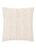Gallery Home cream textured cushion 45x45cm, imported from the UK