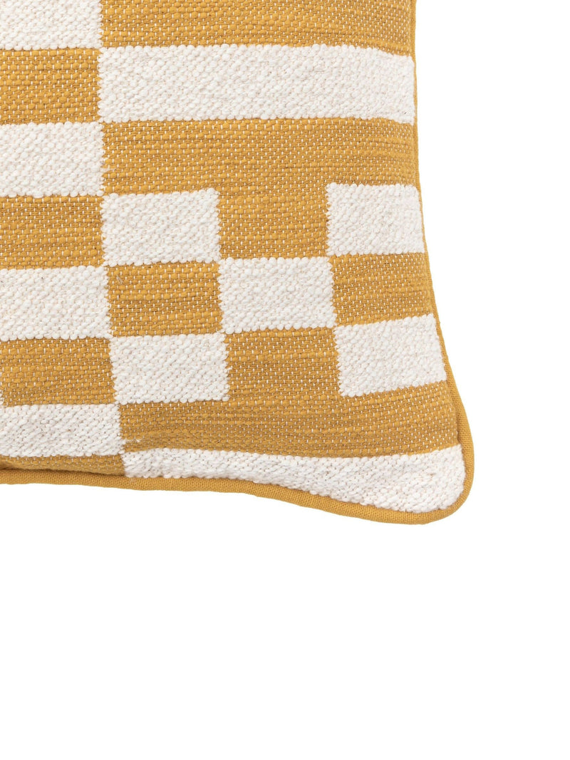 Gallery Home Solvi woven cushion yellow 45cm (British brand)