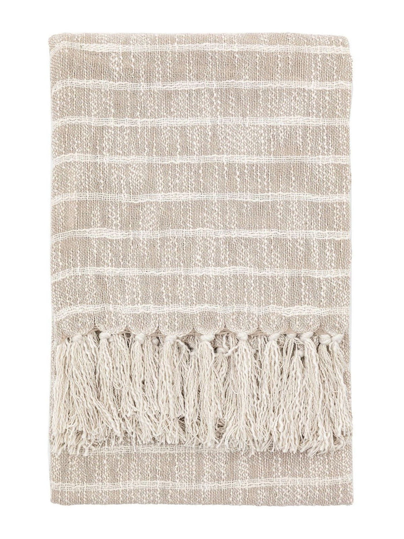 Gallery Home Ryton Stripe Throw 170x130cm - British product