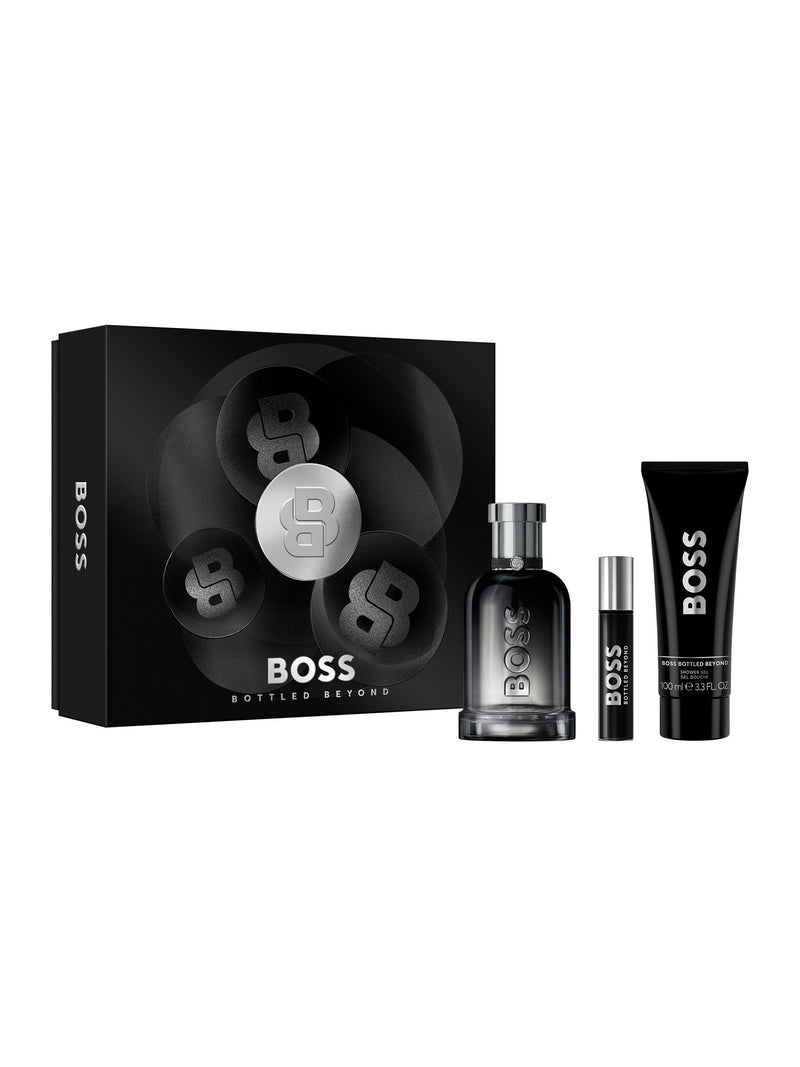 BOSS Bottled Beyond men's fragrance set with shower gel - British product