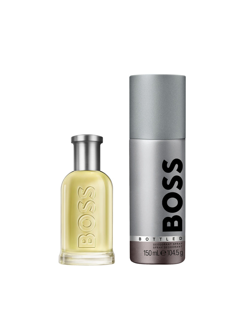 BOSS Bottled men's Eau de Toilette gift set 50ml - British product