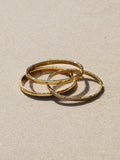 Jon Richard gold plated stainless steel waterproof bangle, UK version