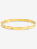 Jon Richard gold plated stainless steel waterproof bangle, UK version