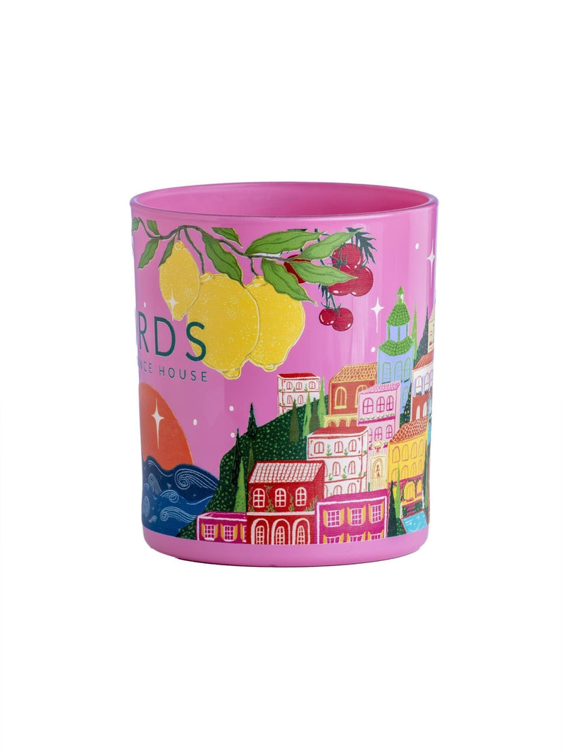 Lords Fragrance House Positano Summer Special glass candle 225g, UK version