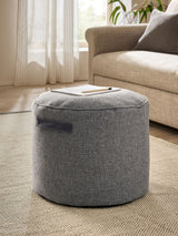 Next Pouffe with Handles - Grey Fabric Beanbag- Buy online at McGrocer