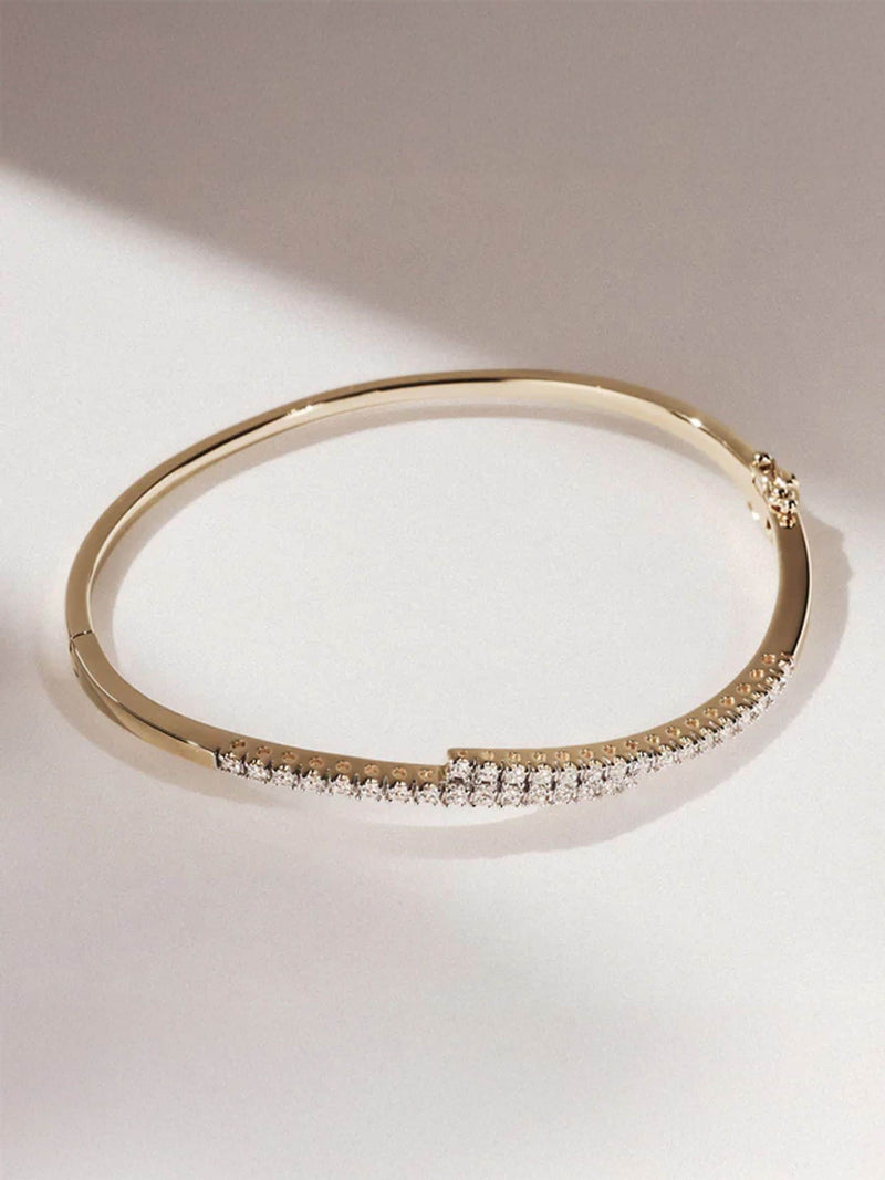 The Diamond Store White Lab Diamond Bangle 0.50ct (British brand)