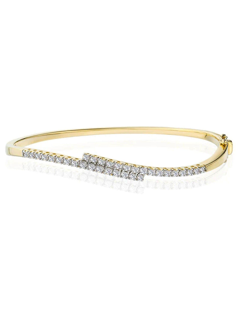 The Diamond Store White Lab Diamond Bangle 0.50ct (British brand)