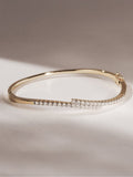 The Diamond Store White Lab Diamond Bangle 0.50ct (British brand)