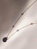 The Diamond Store Blue Astra necklace 3.20ct (British brand)
