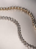 The Diamond Store Gold Heart 0.15ct H/SI Lab diamond tennis bracelet 18.5cm (British brand)