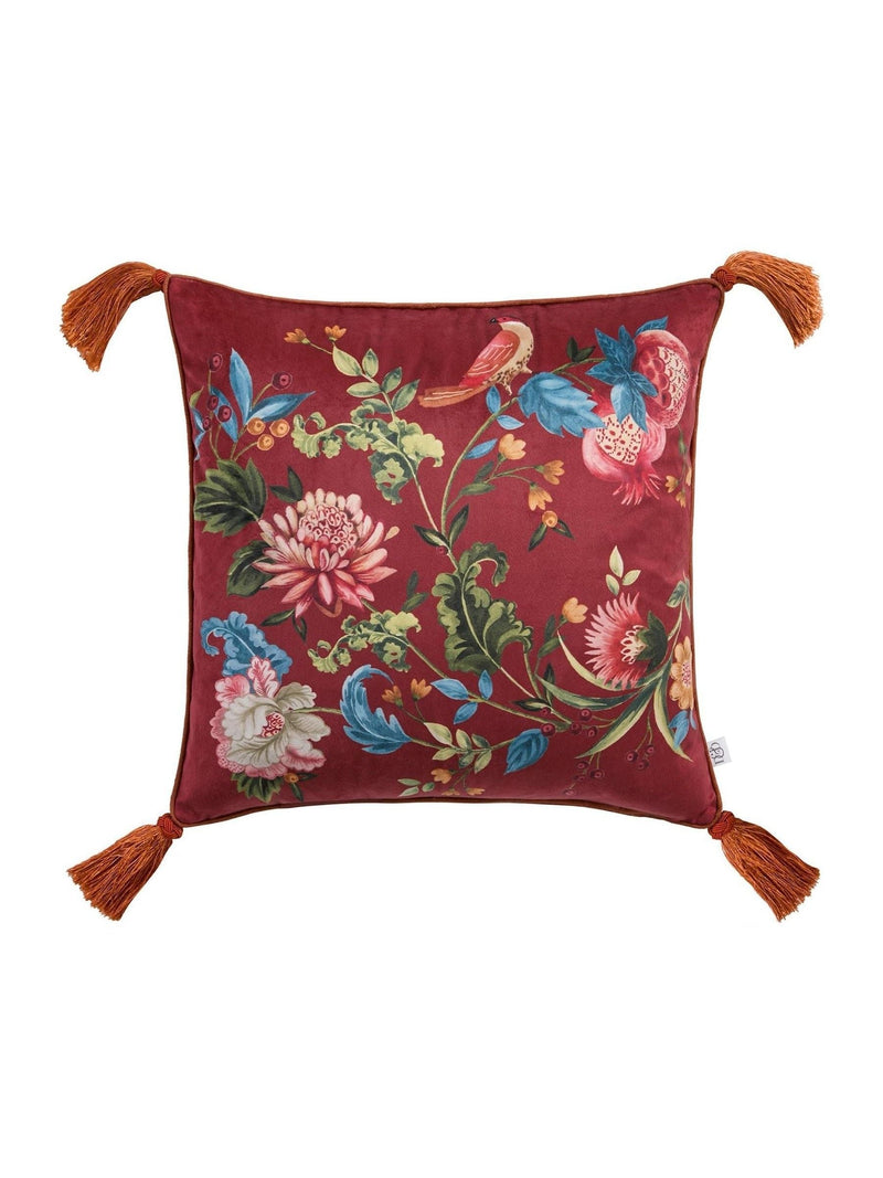Dreams & Drapes bejewelled velvet cushion, UK version