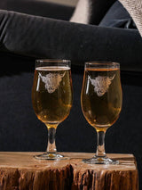 Next Selbrae House Clear Highland Cow Craft Beer Glasses Set of 2- Buy online at McGrocer