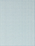 Sanderson Blue Gingham A4 wallpaper sample, imported from the UK