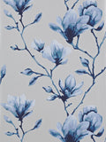 Harlequin Blue Lotus wallpaper sample A4 size - British product