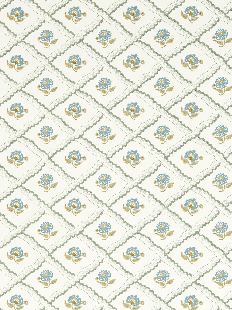 Sanderson Pink Fairdown Country Woodland Wallpaper 100cm x 52cm