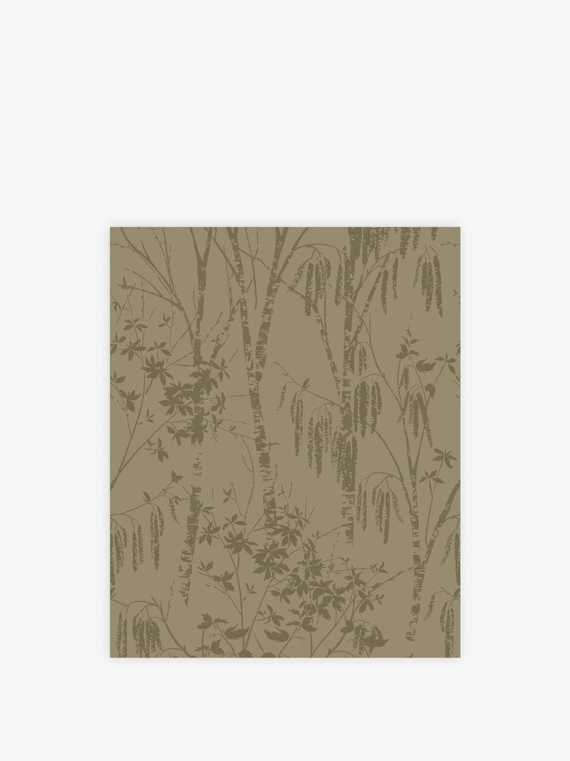 Gold Time Travel Trees wallpaper sample A4, UK version
