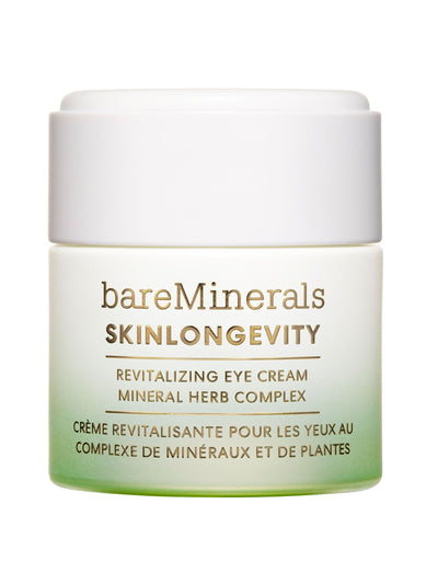 Next bareMinerals SKINLONGEVITY Revitalizing Eye Cream Mineral Herb Complex- Buy online at McGrocer