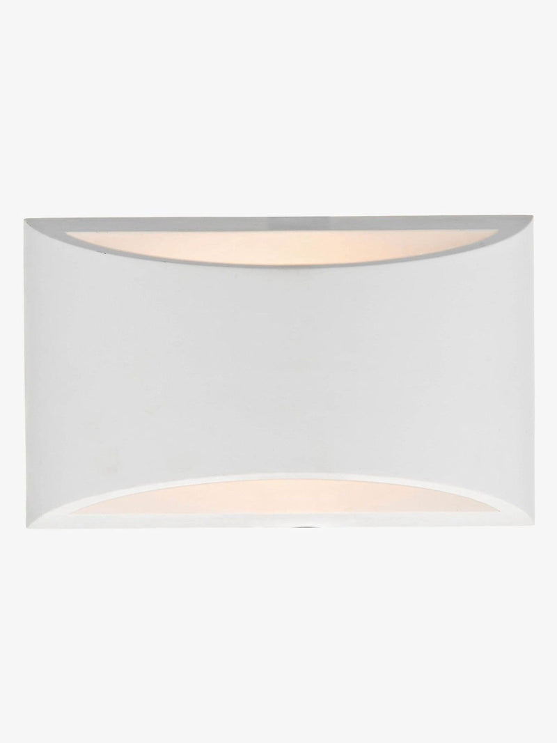 Dar Lighting Hove plaster wall washer, imported from the UK