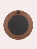 Laura Ashley dark wicker round mirror 60cm, UK version