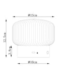 Lexington rechargeable table lamp 12cm height, imported from the UK