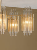 Brass Arundel 5 light flush ceiling light - British product