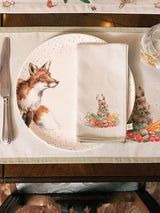 Next Wrendale Green Garden Friend Animal Print Fabric Placemats Set of 4- Buy online at McGrocer
