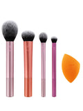 Real Techniques Everyday Essentials Makeup Brush Set, imported from the UK