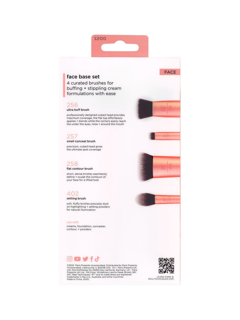 Real Techniques Flawless Base Makeup Brush Set, imported from the UK