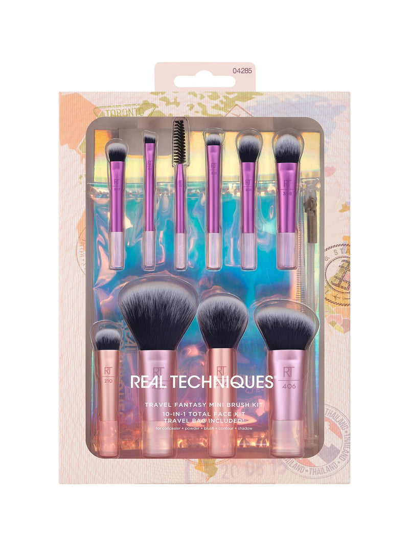 Real Techniques Travel Fantasy Mini Makeup Brush Set, imported from the UK