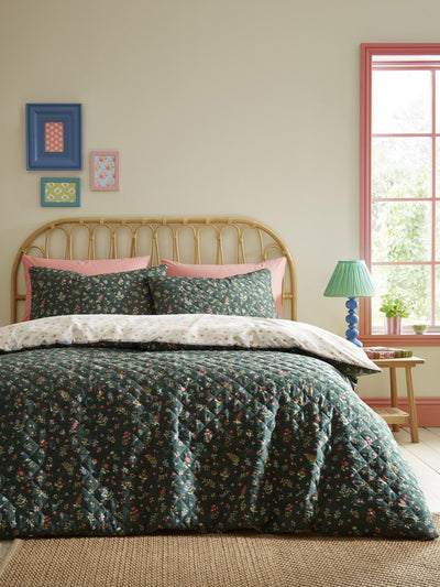 Next طقم غطاء لحاف Fusion Green Nelly Textured - اشترِ عبر الإنترنت من McGrocer