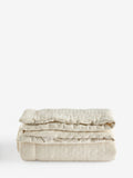 Natural N Premium Check Cotton Bedspread (British brand)