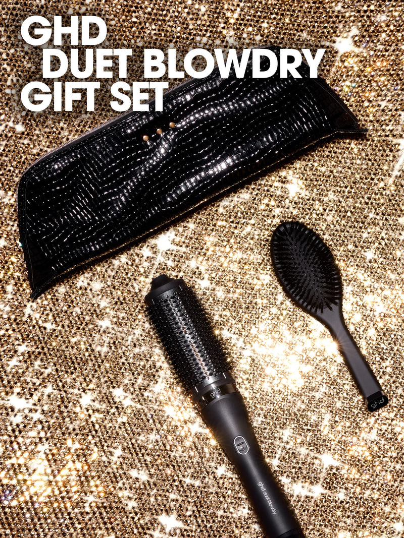 ghd Duet Blowdry 2-in-1 styler gift set, imported from the UK