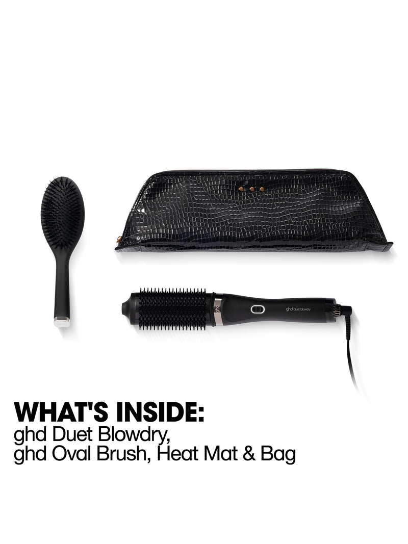 ghd Duet Blowdry 2-in-1 styler gift set, imported from the UK