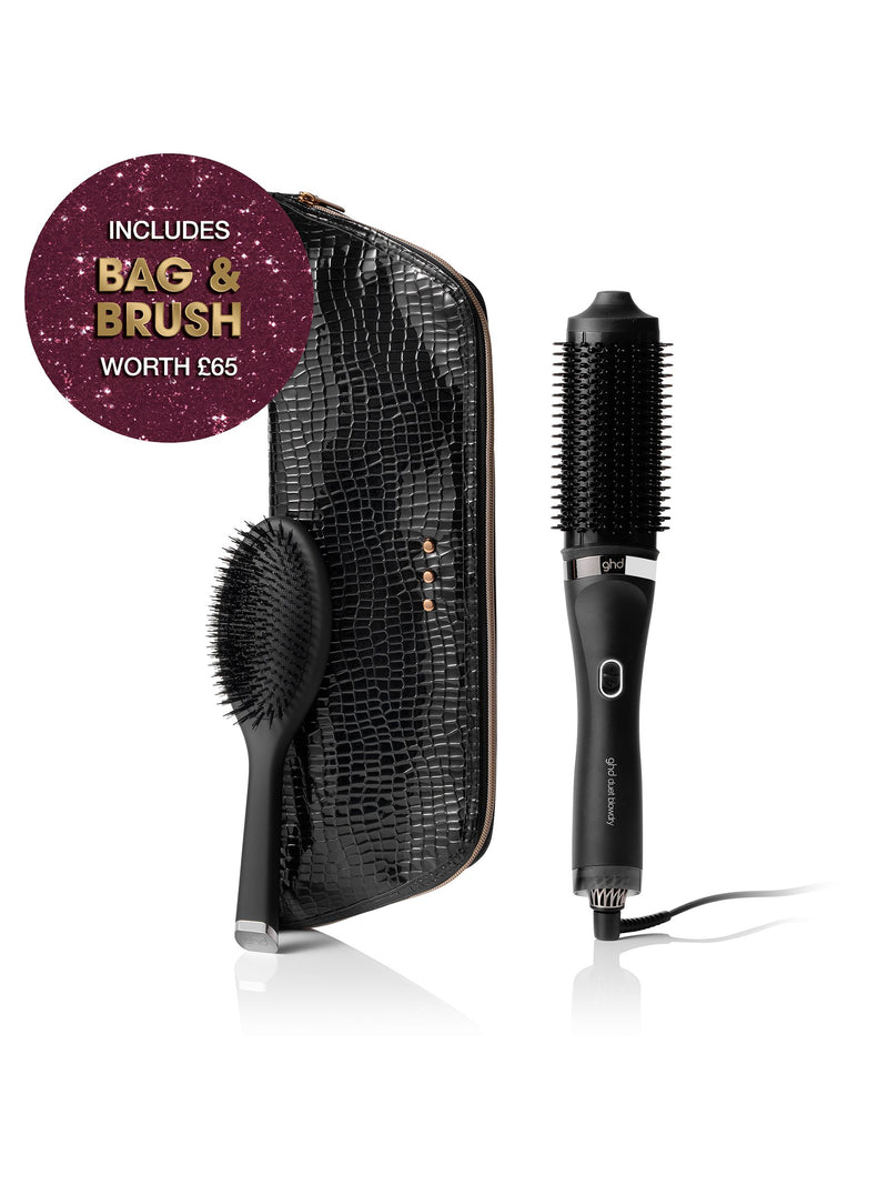 ghd Duet Blowdry 2-in-1 styler gift set, imported from the UK