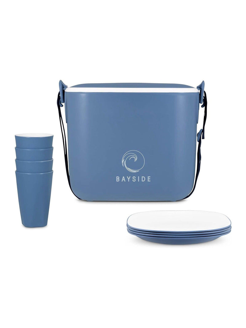 Blue Pool 5L cooler box picnic set - British product