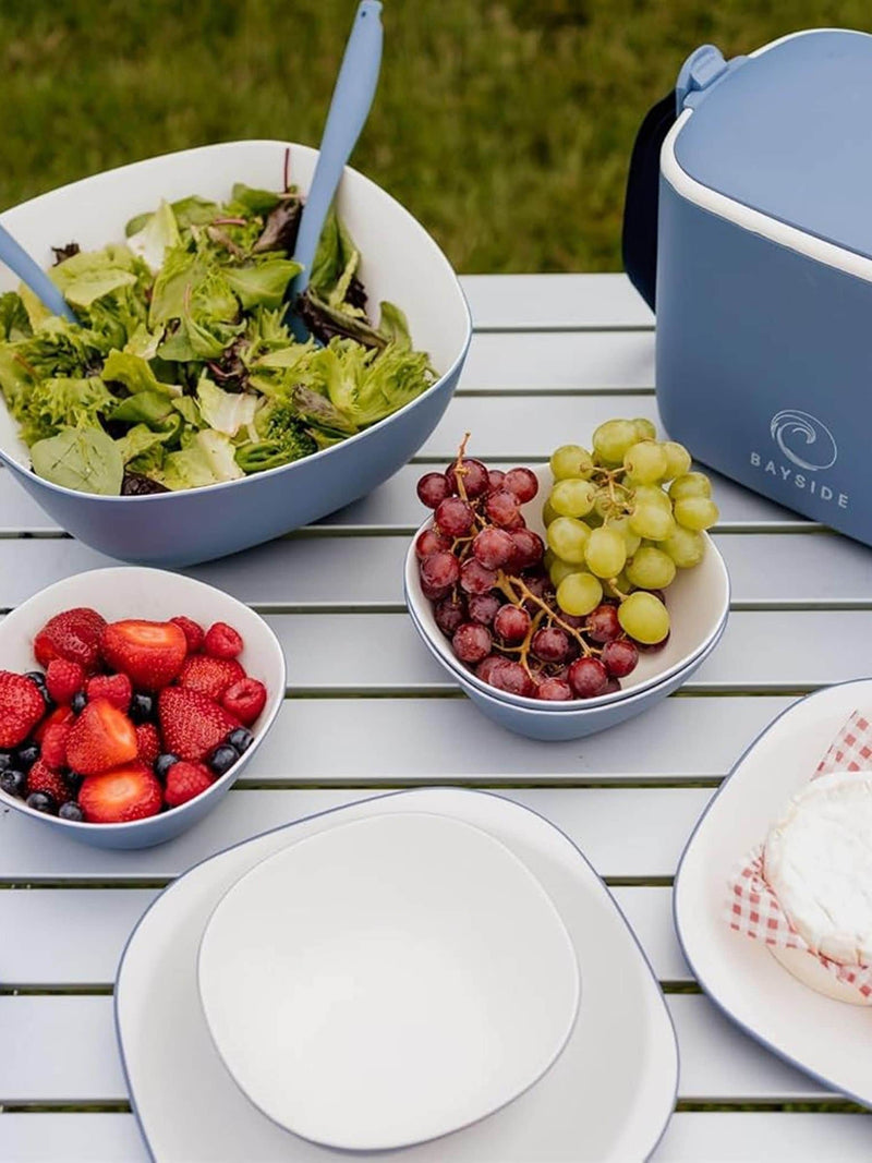 Bayside Blue Pool picnic set 12 piece - British product