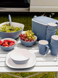 Bayside Blue Pool picnic set 12 piece - British product