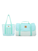 Next Bayside Mint Tote Shoulder Cooler Bag with Picnic Rug Insulated Picnic Set 14L- Buy online at McGrocer