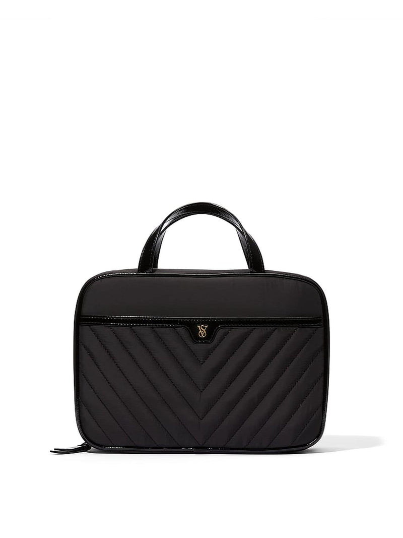 Victoria's Secret Black Jetsetter hanging travel makeup bag (British brand)